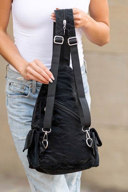 Bekah Convertible Backpack Sling - us.meeeshop