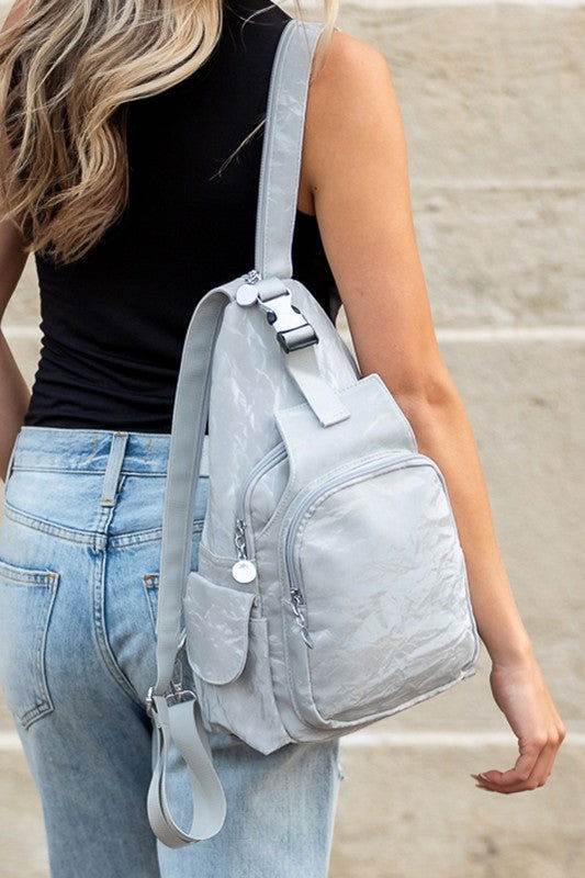 Bekah Convertible Backpack Sling - us.meeeshop