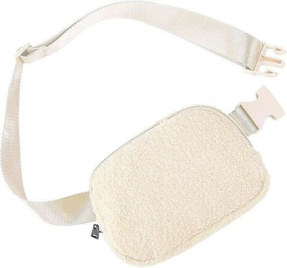 Lola Boucle Sherpa Sling/Belt Bag - us.meeeshop