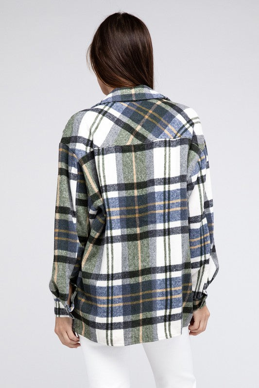 BiBi Textured Shirts With Big Checkered point | us.meeeshop