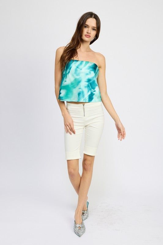 Bias Cut Tube Top - us.meeeshop