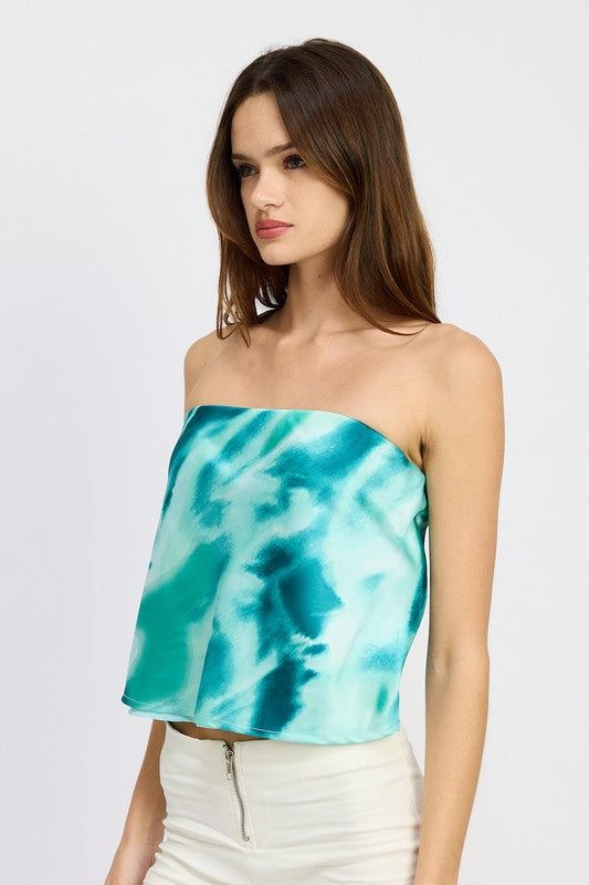 Bias Cut Tube Top - us.meeeshop