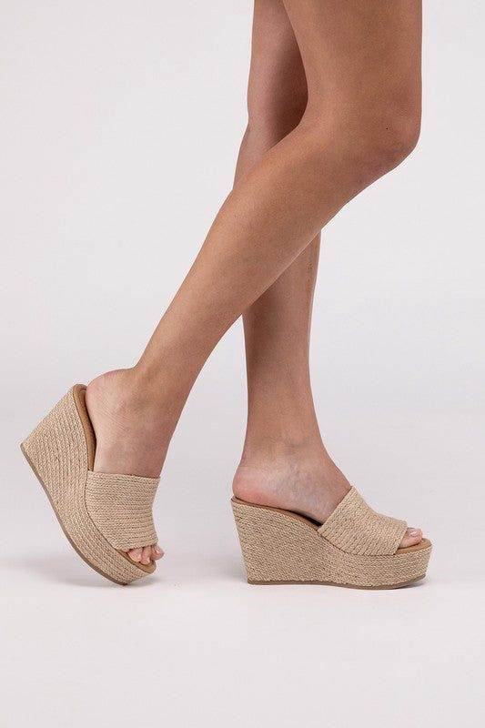 Bounty-S Wedge Platform Heels - us.meeeshop