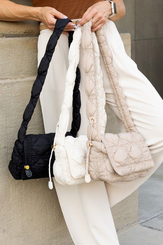 Brinley Quilted Puffer Foldover Crossbody us.meeeshop - 