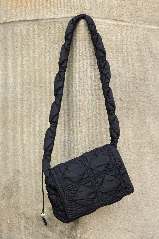 Brinley Quilted Puffer Foldover Crossbody us.meeeshop - 