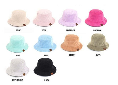 CC Terry Cloth Bucket Hat us.meeeshop - 