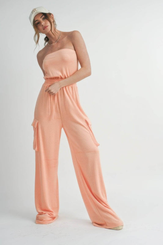 Tube Top Jumpsuit Romper - us.meeeshop