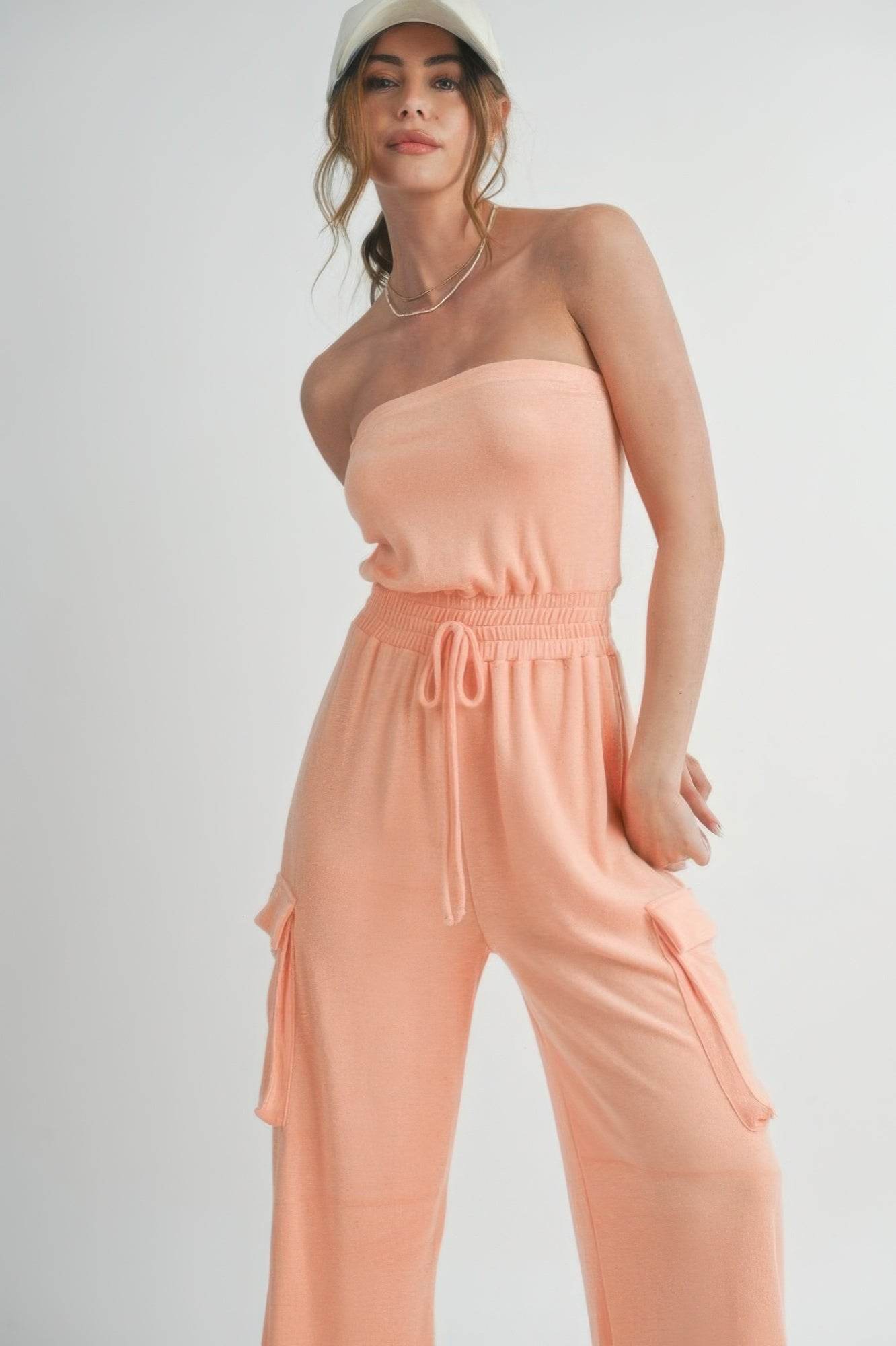 Tube Top Jumpsuit Romper - us.meeeshop