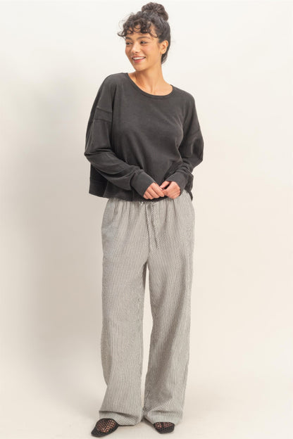 hyfve cross detail Hyfve Cross Detail Open Back Long-sleeve Top view 22 (top) - shop at us.meeeshop