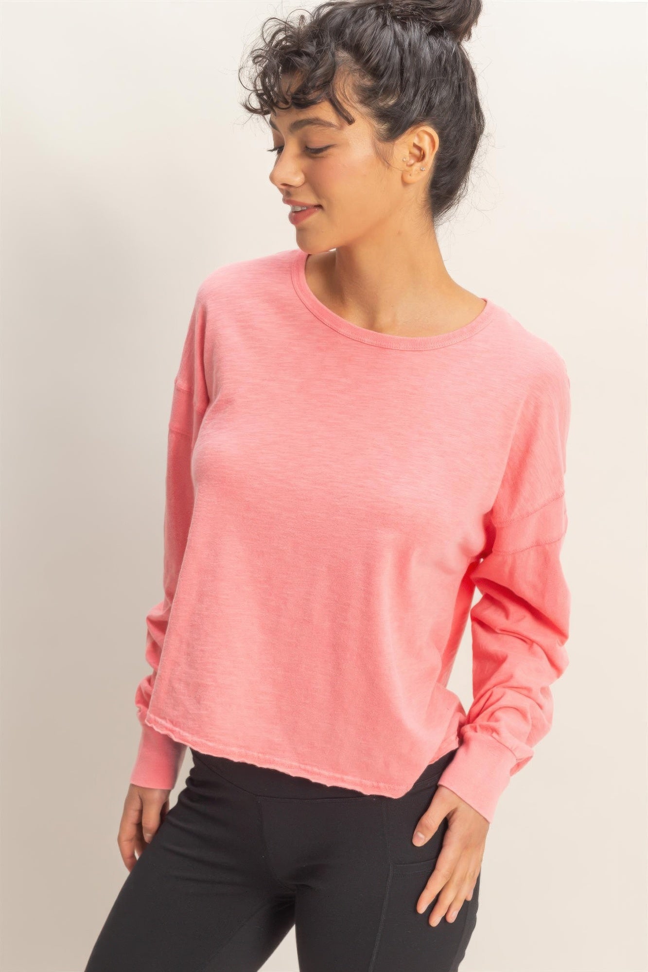 hyfve cross detail Hyfve Cross Detail Open Back Long-sleeve Top view 31 (top) - shop at us.meeeshop