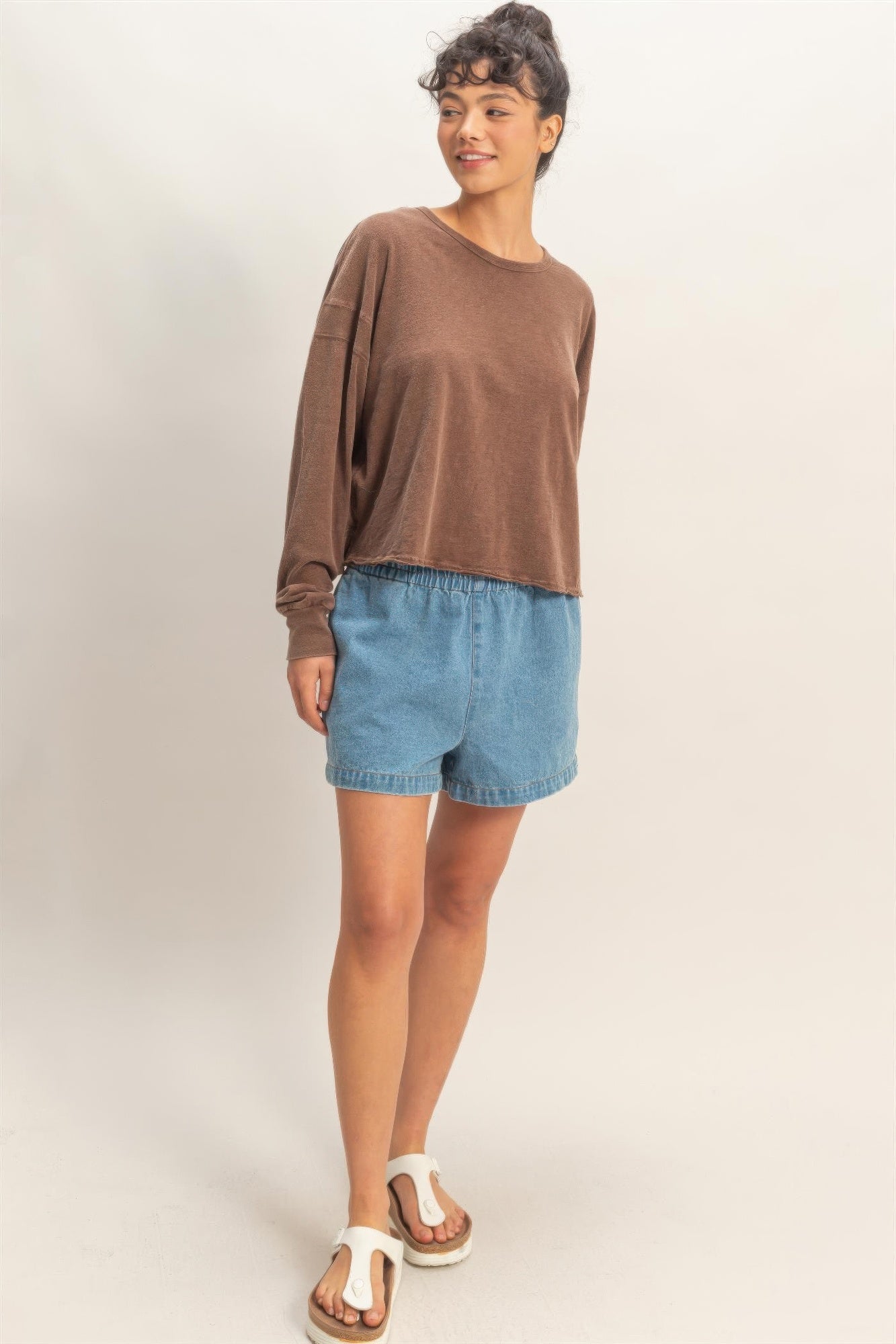 hyfve cross detail Hyfve Cross Detail Open Back Long-sleeve Top view 26 (top) - shop at us.meeeshop