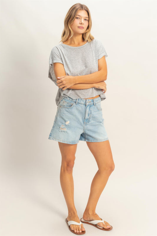 hyfve boxy crew Hyfve Boxy Crew Neck Top view 2 (top) - shop at us.meeeshop
