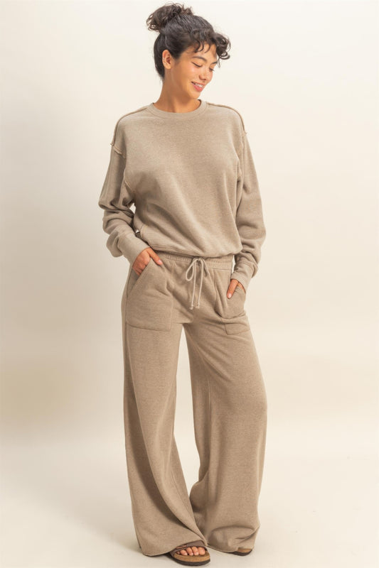 hyfve raw edge Hyfve Raw Edge Detail Burnout Sweatshirt view 2 (top) - shop at us.meeeshop
