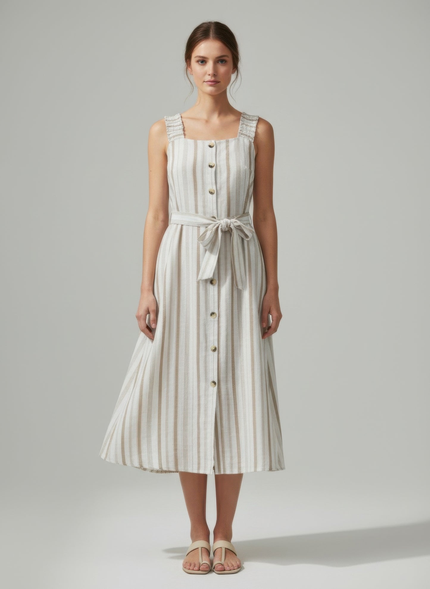 mlle gabrielle striped Mlle Gabrielle Striped Dress S (dress) - shop at us.meeeshop