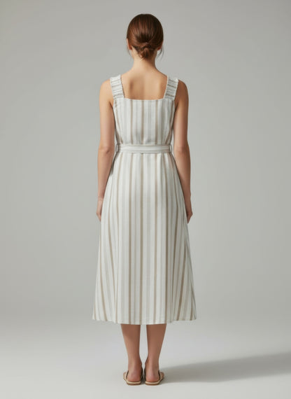mlle gabrielle striped Mlle Gabrielle Striped Dress view 3 (dress) - shop at us.meeeshop