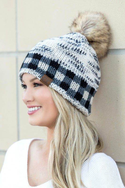 CC Buffalo Pom Beanie - us.meeeshop