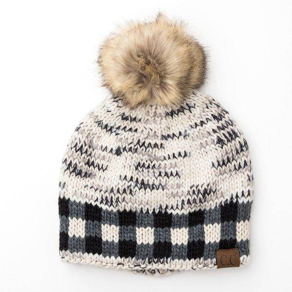 CC Buffalo Pom Beanie - us.meeeshop