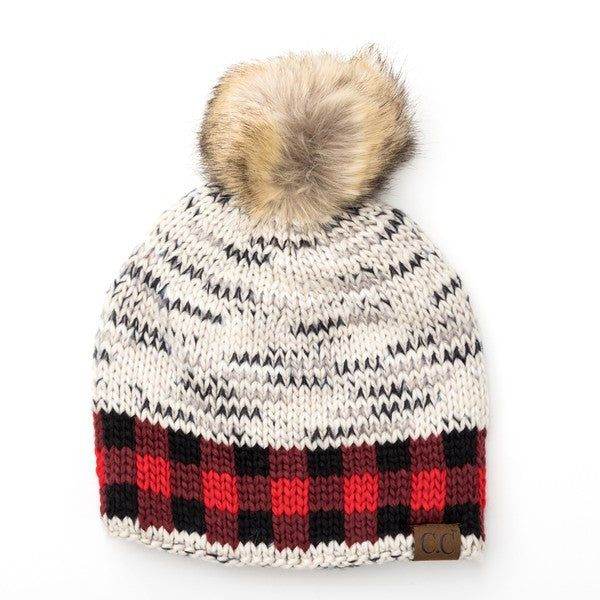 CC Buffalo Pom Beanie - us.meeeshop