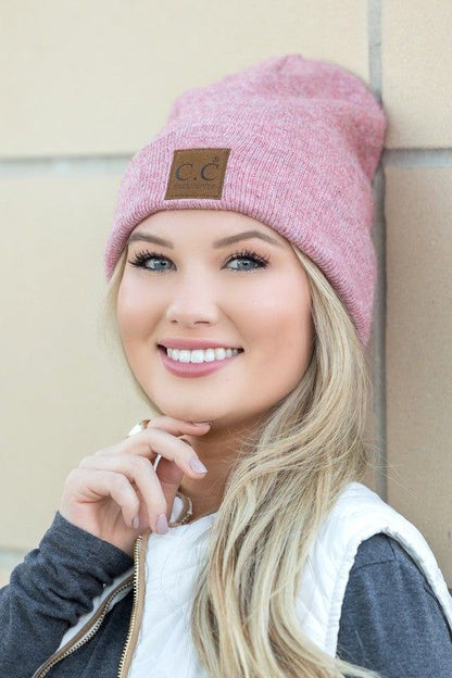 Women's CC  Heathered Boyfriend Beanie - us.meeeshop