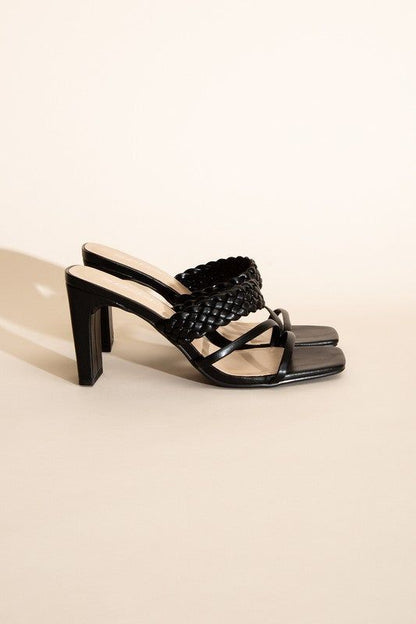 Carmen-S Braided Strap Sandal Heels us.meeeshop - 