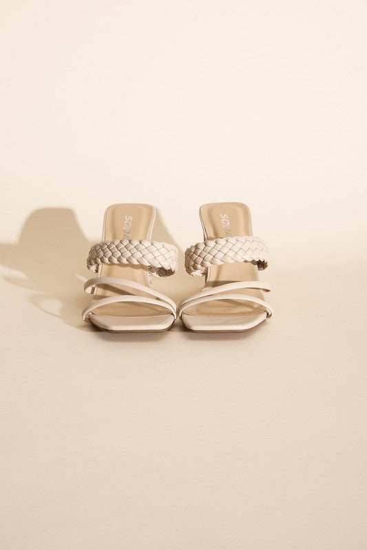Carmen-S Braided Strap Sandal Heels | us.meeeshop