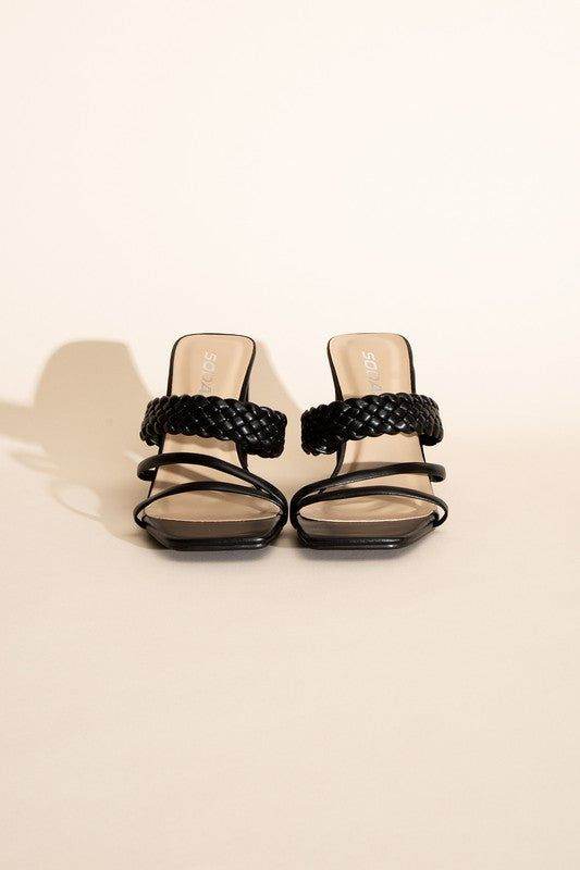 Carmen-S Braided Strap Sandal Heels - us.meeeshop