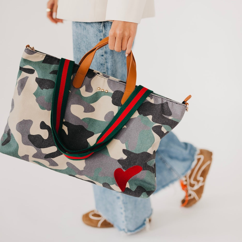 Chelsie Canvas Printed Tote