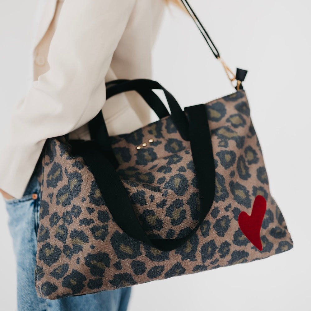 Chelsie Canvas Printed Tote