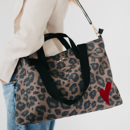 Chelsie Canvas Printed Tote
