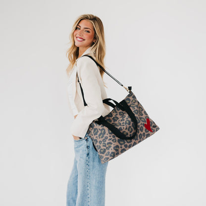 Chelsie Canvas Printed Tote