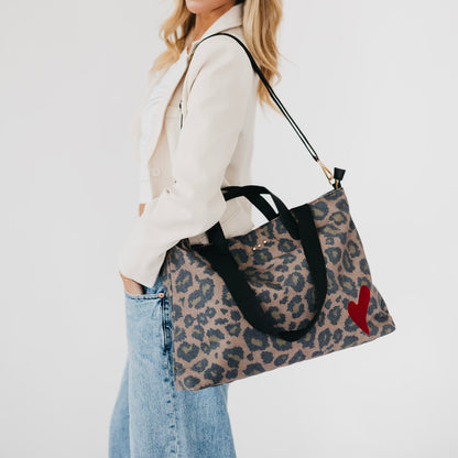 Chelsie Canvas Printed Tote