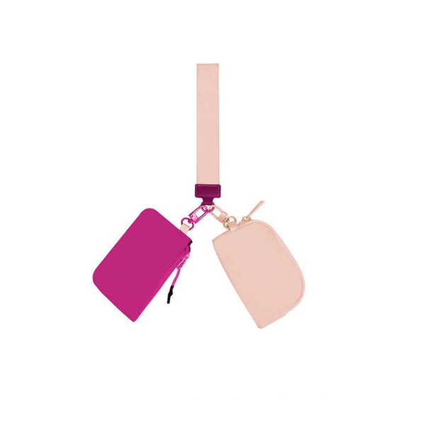 Clippable Dual Pouch Wristlet us.meeeshop - 