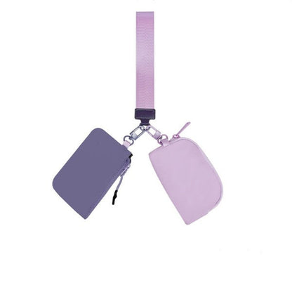 Clippable Dual Pouch Wristlet us.meeeshop - 