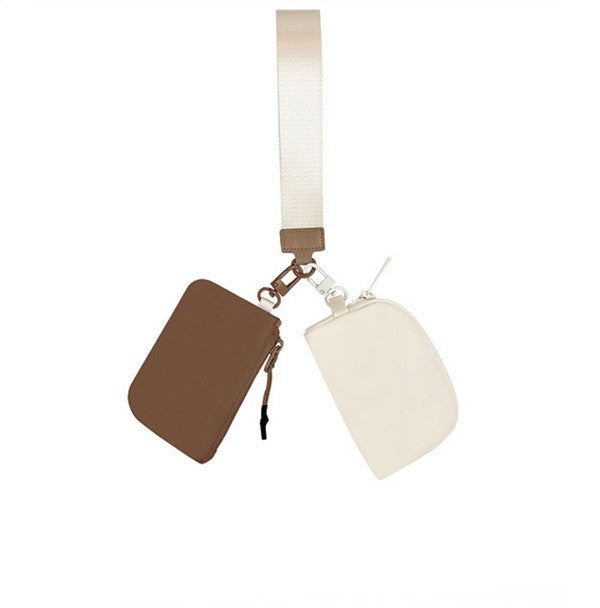 Clippable Dual Pouch Wristlet us.meeeshop - 