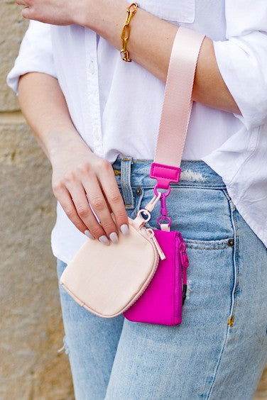 Clippable Dual Pouch Wristlet - us.meeeshop