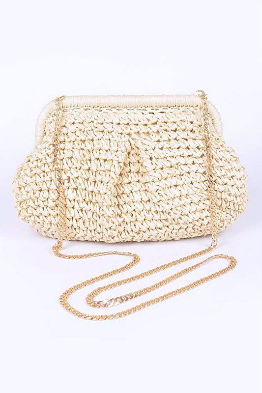 Color Straw Crossbody Bag us.meeeshop - Handbags