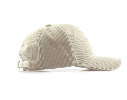 Corduroy Boyfriend Ball Cap us.meeeshop - 