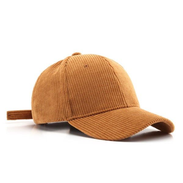 Corduroy Boyfriend Ball Cap us.meeeshop - 