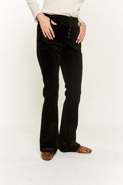 Corduroy Flare Pants us.meeeshop - 