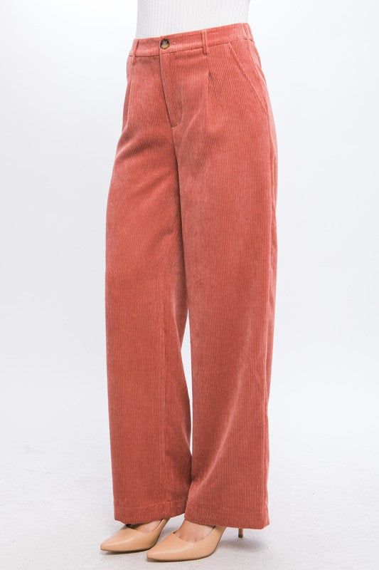 Corduroy Trouser Pants us.meeeshop - 