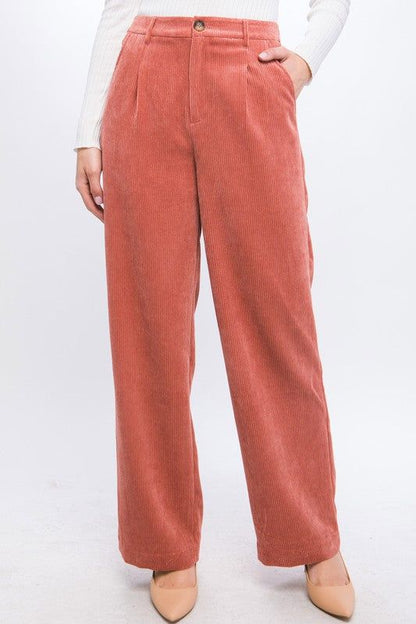 Corduroy Trouser Pants us.meeeshop - Pants