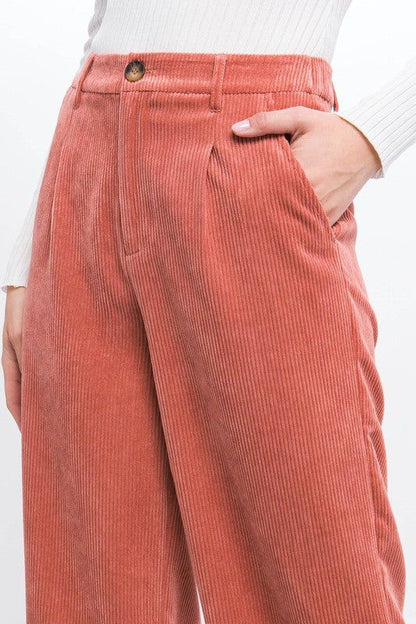 Corduroy Trouser Pants us.meeeshop - 