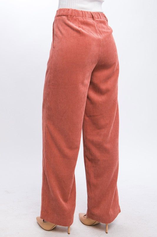 Corduroy Trouser Pants us.meeeshop - 