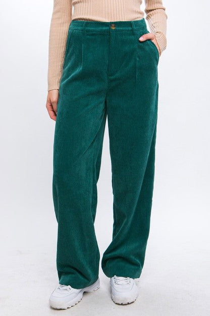 Corduroy Trouser Pants us.meeeshop - 