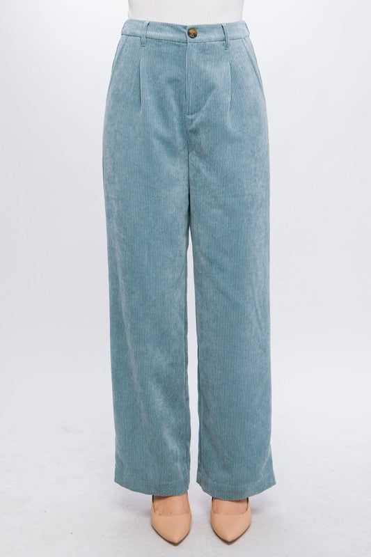 Corduroy Trouser Pants us.meeeshop - 