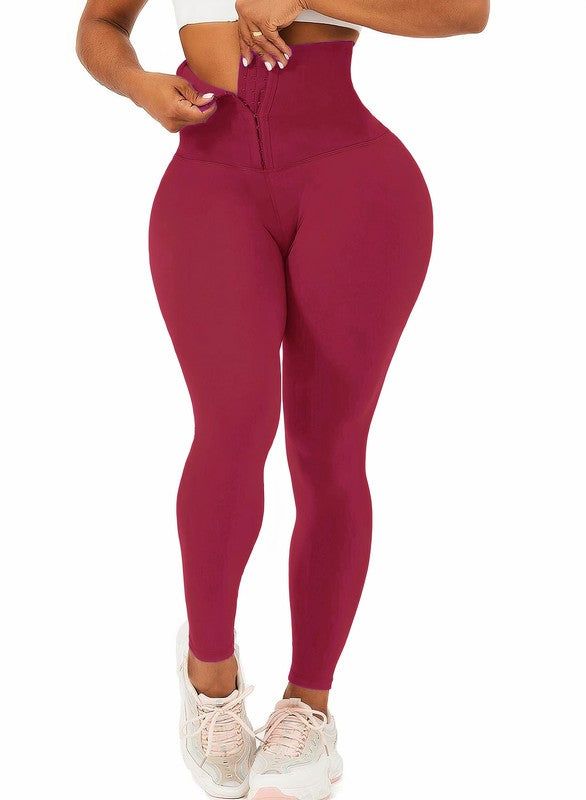 Corset Waist Buttery Soft leggings Body Shaper us.meeeshop - 