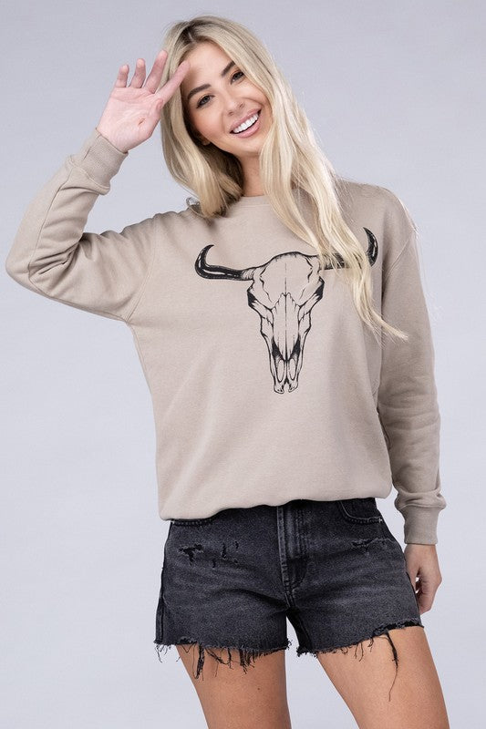 Cow Skull Sweatshirts | us.meeeshop