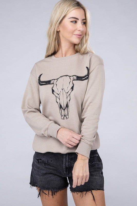 Cow Skull Sweatshirts - us.meeeshop