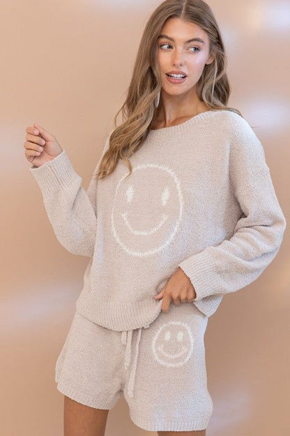 Cozy Soft Top with Shorts Set us.meeeshop - 