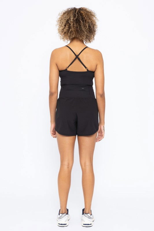 Women's Mono B Cross Back Active Romper - us.meeeshop